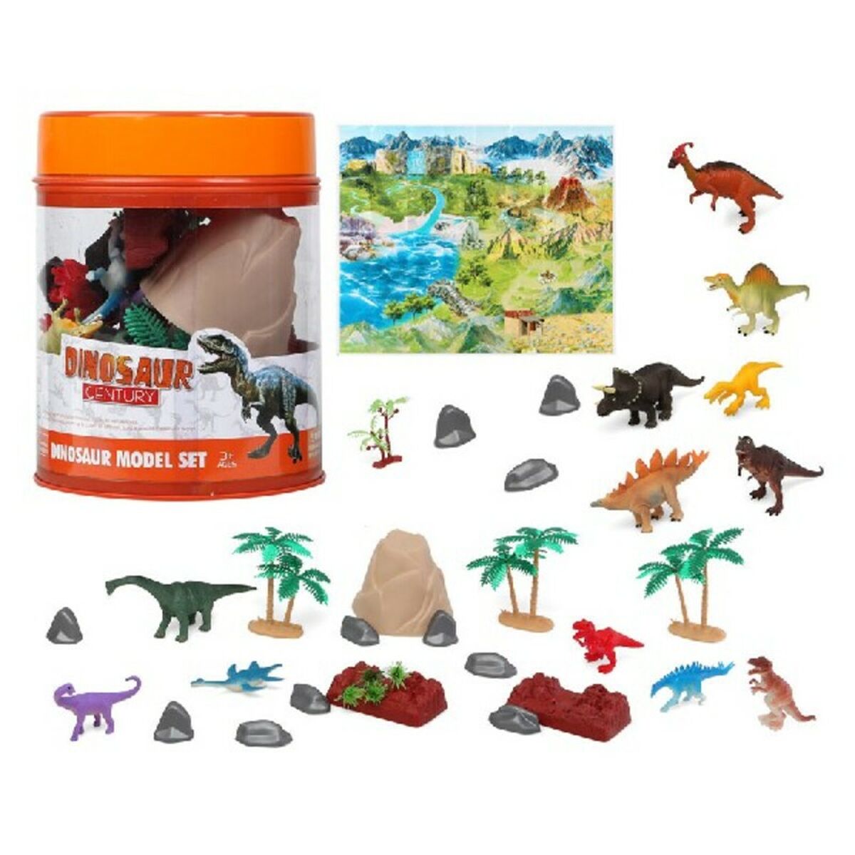 Osta tuote Setti dinosaurusta (23 x 20 cm) 30 osaa 23 x 20 cm (30 pcs) verkkokaupastamme Korhone: Lelut & Asut 20% alennuksella koodilla VIIKONLOPPU